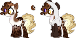 Size: 4141x2089 | Tagged: safe, artist:rickysocks, oc, oc only, oc:coconut drops, earth pony, pony, clothes, female, hoodie, mare, simple background, solo, transparent background