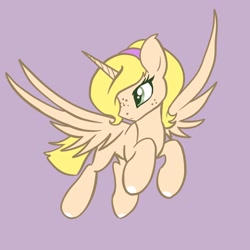 Size: 2048x2048 | Tagged: safe, artist:pfeffaroo, oc, oc only, alicorn, pony, alicorn oc, high res, horn, solo, wings