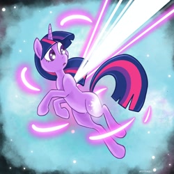 Size: 2048x2048 | Tagged: safe, artist:pfeffaroo, twilight sparkle, pony, g4, magical mystery cure, ascension, ascension realm, female, high res, mare, princess celestia's special princess making dimension, solo