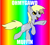 Size: 1200x1088 | Tagged: safe, artist:zeffdakilla, derpy hooves, pony, g4, adobe flash, cross-eyed, flash, floating, food, meme, muffin, nostalgia, rainbow background, solo, text, wingless