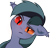 Size: 615x596 | Tagged: safe, artist:astralblues, oc, oc only, oc:scrimmy, bat pony, pony, bat pony oc, head tilt, heterochromia, looking at you, male, raised eyebrow, simple background, solo, stallion, transparent background