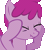 Size: 822x884 | Tagged: safe, artist:ocarina0ftimelord, berry punch, berryshine, earth pony, pony, g4, animated, barely animated, berry scrunch, eyes closed, gif, reaction image, scrunchy face, simple background, transparent background, vector, vibrating