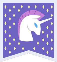 Size: 1304x1417 | Tagged: safe, artist:bb-k, edit, pony, unicorn, g4, hearth's warming eve (episode), banner, flag, jewelry, no pony, object, regalia, simple background, transparent background, unicorn tribe, unicornia