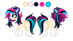 Size: 2605x1482 | Tagged: safe, artist:moonbatz, oc, oc:star rave, pegasus, pony, female, goggles, mare, simple background, solo, transparent background