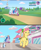 Size: 1820x2200 | Tagged: safe, edit, edited screencap, screencap, izzy moonbow, posey bloom, earth pony, pony, unicorn, dumpster diving, g5, my little pony: tell your tale, spoiler:g5, spoiler:my little pony: tell your tale, duo, grand theft auto, gta vice city, hud, maretime bay, meme, moped, requested art