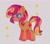 Size: 2241x1989 | Tagged: safe, artist:bug-roux, sunset shimmer, pony, unicorn, g4, female, horn, looking at you, mare, simple background, solo, stars, white background