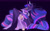 Size: 3000x1845 | Tagged: safe, artist:clefficia, twilight sparkle, oc, oc:everlight everlasting, alicorn, pony, equestria girls, g4, duality, hug, twilight sparkle (alicorn), winghug, wings