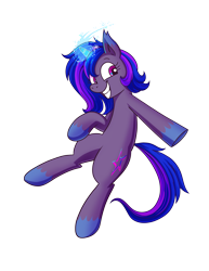 Size: 3508x4541 | Tagged: safe, artist:jowyb, oc, oc only, pony, unicorn, commission, glowing, glowing horn, horn, simple background, solo, transparent background, unicorn oc