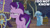 Size: 1280x720 | Tagged: safe, edit, edited screencap, editor:quoterific, screencap, starlight glimmer, trixie, pony, unicorn, g4, my little pony: friendship is magic, road to friendship, season 8, duo, female, floppy ears, mare, open mouth, text, trixie's wagon, wagon