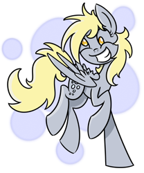Size: 1107x1328 | Tagged: safe, artist:cuttycommando, derpy hooves, pegasus, pony, g4, smiling, solo
