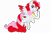 Size: 5250x3500 | Tagged: safe, artist:chewy-tartz, artist:fluffernutters16, oc, oc only, oc:lovestruck, pegasus, pony, arrow, bow, flying, heart, heart eyes, long mane, long tail, redesign, simple background, smiling, solo, tail, transparent background, two toned mane, wingding eyes