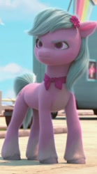 Size: 720x1292 | Tagged: safe, screencap, dahlia, earth pony, pony, g5, make your mark, my little pony: make your mark, dahlia is not amused, female, mare, solo, unamused