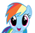 Size: 2393x2303 | Tagged: safe, artist:readingismagic, rainbow dash, pegasus, pony, g4, games ponies play, my little pony: friendship is magic, season 3, close-up, cute, daaaaaaaaaaaw, dashabetes, dilated pupils, female, hasbro is trying to murder us, high res, hnnng, mare, open mouth, open smile, simple background, smiling, solo, transparent background, vector