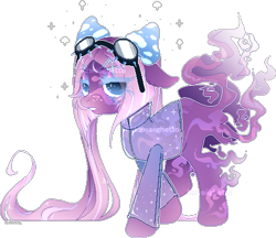 Size: 476x411 | Tagged: safe, artist:kawaiighetto, oc, oc only, earth pony, pony, clothes, earth pony oc, full body, goggles, mushroom, palindrome get, simple background, solo, transparent background, watermark