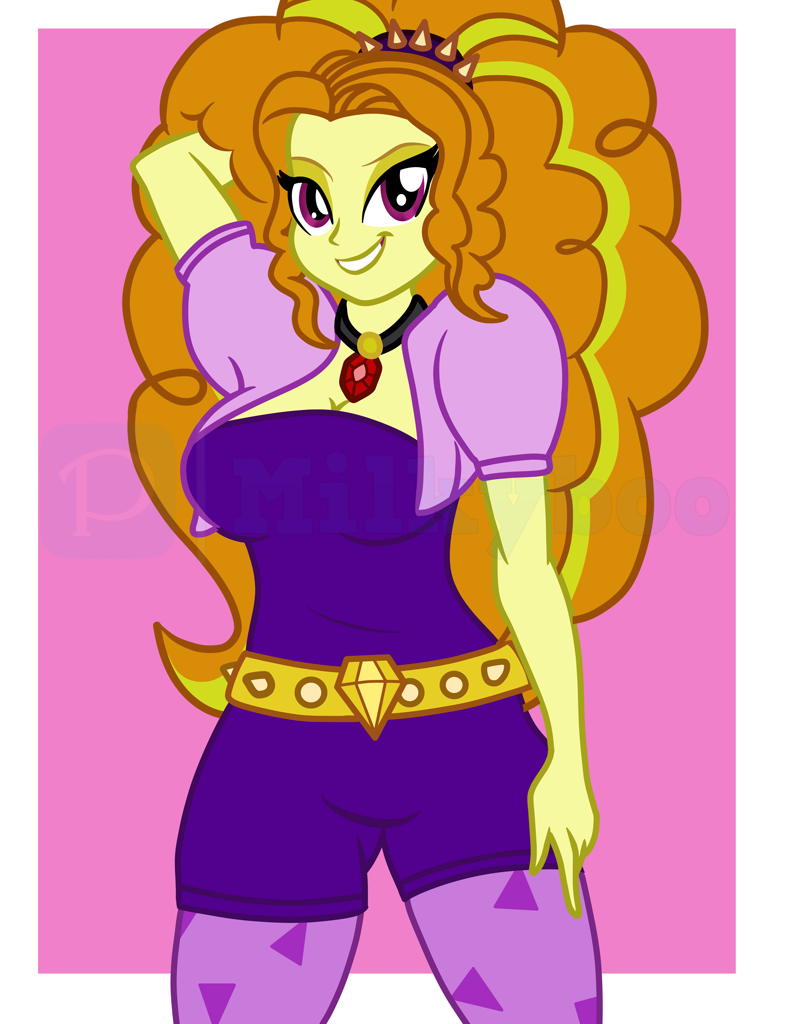 Safe Artist Milkyboo Adagio Dazzle Human Equestria Girls G Breasts Busty