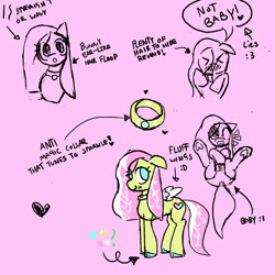 Size: 1280x1280 | Tagged: safe, artist:duckchip, oc, oc:silky shine, pegasus, pony, blushing, butt, collar, design, diaper, diaper fetish, fetish, hair over one eye, laughing, magic collar, non-baby in diaper, plot, reference sheet, sketch, sketch dump