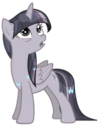 Size: 3146x4000 | Tagged: safe, artist:tardifice, artist:wardex101, edit, twilight sparkle, alicorn, pony, do princesses dream of magic sheep, g4, bags under eyes, discorded, discorded twilight, female, frown, high res, looking up, mare, open mouth, simple background, solo, transparent background, twilight sparkle (alicorn), twilight tragedy, vector, wet, wet mane, wet mane twilight sparkle