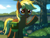 Size: 800x600 | Tagged: safe, artist:rangelost, oc, oc only, oc:apple basket, earth pony, pony, cyoa:d20 pony, backlighting, bag, cloud, cyoa, earth pony oc, looking at you, offscreen character, pixel art, saddle bag, solo, story included, tree, waving