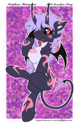 Size: 2460x3897 | Tagged: safe, artist:焰心fireworks, oc, oc only, oc:morpheus shiningstar, succubus, succubus pony, high res, reference sheet, succubus oc