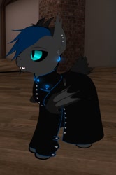 Size: 484x728 | Tagged: safe, oc, oc only, oc:umbra nights, pony, 3d, second life, solo