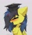 Size: 1000x1080 | Tagged: safe, artist:lunylin, oc, oc only, pony, blushing, chest fluff, graduation cap, hat, laughing, smiling, solo