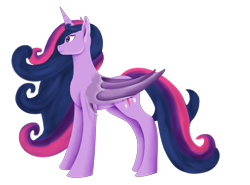 Size: 4431x3274 | Tagged: safe, artist:saint boniface, twilight sparkle, alicorn, pony, g4, bat wings, claws, female, folded wings, high res, mare, simple background, smiling, solo, transparent background, twilight sparkle (alicorn), wing claws, wings
