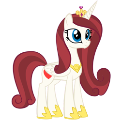 Size: 1024x1024 | Tagged: safe, artist:foxtail8000, artist:taionafan369, oc, oc:princess soft heart, alicorn, pony, series:the chronicles of nyx, series:the next generation, series:the nyxian alliance, alicorn oc, clothes, horn, jewelry, next next generation, offspring, offspring's offspring, parent:oc, parent:oc:blix, parent:oc:nyx, parents:blyx, parents:oc x oc, peytral, recolor, regalia, shoes, simple background, solo, tiara, transparent background, wings