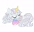 Size: 1080x1019 | Tagged: safe, artist:shore2020, oc, oc only, pony, unicorn, clothes, colored horn, female, horn, leg warmers, mare, simple background, sleeping, solo, white background