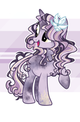 Size: 1600x2440 | Tagged: safe, artist:shore2020, oc, oc only, pony, unicorn, coat markings, female, flower, flower in hair, horn, mare, solo, unicorn oc