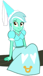 Size: 611x1071 | Tagged: safe, artist:darlycatmake, lyra heartstrings, human, equestria girls, g4, amused, beautiful, clothes, cute, dress, dress up, happy, log, lyra is amused, pretty, princess, princess lyra heartstrings, simple background, smiling, solo, transparent background, wood