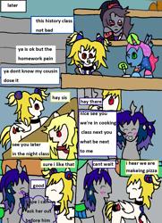 Size: 1191x1647 | Tagged: safe, artist:ask-luciavampire, oc, bat pony, cat, cat pony, changeling, original species, undead, vampire, vampony, comic, tumblr