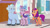 Size: 3410x1920 | Tagged: safe, screencap, alphabittle blossomforth, queen haven, sunny starscout, earth pony, pegasus, pony, unicorn, g5, my little pony: tell your tale, on your cutie marks, spoiler:g5, spoiler:my little pony: tell your tale, spoiler:tyts01e18, female, high res, male, mane stripe sunny, mare, stallion, trio, youtube link