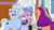 Size: 3410x1920 | Tagged: safe, screencap, alphabittle blossomforth, queen haven, sunny starscout, pegasus, pony, unicorn, g5, my little pony: tell your tale, on your cutie marks, spoiler:g5, spoiler:my little pony: tell your tale, female, high res, male, mane stripe sunny, mare, open mouth, stallion, trio, youtube link