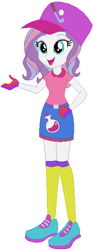 Size: 216x579 | Tagged: safe, artist:selenaede, artist:thefandomizer316, artist:user15432, potion nova, human, equestria girls, g4, g4.5, my little pony: pony life, base used, belt, clothes, cutie mark on clothes, equestria girls style, equestria girls-ified, g4.5 to equestria girls, g4.5 to g4, generation leap, gloves, golf, hat, open mouth, pink dress, shoes, simple background, sneakers, socks, solo, sports, sports outfit, sporty style, white background, yellow socks
