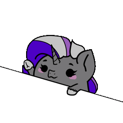 Size: 1200x1200 | Tagged: safe, artist:plaguemare, oc, oc only, oc:silver starset, pony, unicorn, animated, bongo cat, female, gif, horn, mare, simple background, solo, transparent background