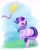 Size: 2051x2552 | Tagged: safe, artist:mindlessnik, artist:mindlesssketching, starlight glimmer, pony, unicorn, g4, butt, eyebrows, female, frog (hoof), glimmer glutes, high res, kite, looking at you, looking back, looking back at you, mare, plot, raised hoof, rear view, signature, solo, that pony sure does love kites, underhoof