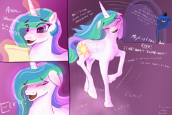 Size: 3000x2000 | Tagged: safe, artist:enonnnymous, princess celestia, princess luna, oc, oc:anon, alicorn, pony, series:anon loves celestia, g4, blushing, comic, crying, cute, cutelestia, date, dialogue, eeee, excited, female, floppy ears, glowing, glowing horn, happy, high res, horn, implied anon, implied human, letter, luna is not amused, magic, mare, open mouth, open smile, prancelestia, prancing, scroll, smiling, stomping, tears of joy, telekinesis, unamused, wings