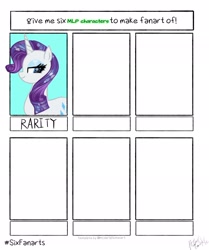 Size: 1714x2048 | Tagged: safe, artist:petaltwinkle, rarity, pony, unicorn, g4, female, horn, mare, six fanarts, solo