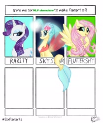 Size: 1714x2048 | Tagged: safe, artist:petaltwinkle, fluttershy, princess skystar, rarity, pegasus, pony, seapony (g4), unicorn, g4, my little pony: the movie, bioluminescent, blue eyes, blushing, bubble, cute, dorsal fin, female, fin, fin wings, fins, fish tail, floppy ears, flower, flower in hair, flowing mane, flowing tail, freckles, glowing, happy, horn, jewelry, mare, necklace, ocean, open mouth, open smile, pearl necklace, seaquestria, six fanarts, skyabetes, smiling, spread wings, swimming, tail, trio, trio female, underwater, water, wings