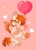 Size: 1492x2048 | Tagged: safe, artist:swirlseypop, oc, oc only, pegasus, pony, balloon, chest fluff, commission, heart, heart balloon, leonine tail, looking at you, one eye closed, open mouth, open smile, pegasus oc, simple background, smiling, smiling at you, solo, spread wings, tail, underhoof, wings, wink, winking at you, your character here