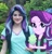 Size: 2110x2189 | Tagged: safe, artist:sarahndipity cosplay, starlight glimmer, human, everfree northwest, equestria girls, equestria girls specials, g4, my little pony equestria girls: mirror magic, clothes, cosplay, costume, everfree northwest 2019, food, high res, ice cream, irl, irl human, photo