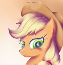 Size: 1797x1839 | Tagged: safe, artist:nnaly, applejack, earth pony, pony, g4, bust, portrait, solo