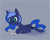 Size: 2248x1779 | Tagged: safe, artist:dusthiel, princess luna, alicorn, pony, g4, atg 2022, cute, drawing, eraser, female, lunabetes, lying down, magic, mouth hold, newbie artist training grounds, pencil, prone, slender, solo, thin