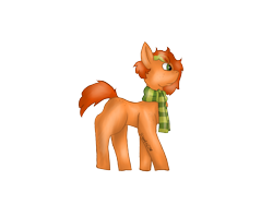 Size: 1600x1200 | Tagged: safe, artist:lil_vampirecj, oc, oc only, earth pony, pony, clothes, scarf, simple background, solo, striped scarf, transparent background