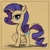 Size: 689x689 | Tagged: safe, artist:marya-potter, part of a set, rarity, pony, unicorn, g4, female, sketch, solo