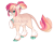 Size: 2900x2300 | Tagged: safe, artist:gigason, oc, oc:sunset rosebud, earth pony, pony, female, glasses, high res, mare, obtrusive watermark, offspring, parent:roseluck, parent:sunburst, parents:roseburst, simple background, solo, transparent background, watermark