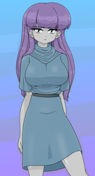 Size: 1214x2224 | Tagged: safe, artist:batipin, maud pie, human, equestria girls, g4, big breasts, breasts, busty maud pie, female, looking at you, solo
