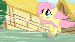 Size: 1920x1080 | Tagged: safe, screencap, fluttershy, philomena, pegasus, phoenix, pony, a bird in the hoof, g4, animated, ash, burning, death, female, fire, immolation, incineration, mare, running, scared, sound, webm