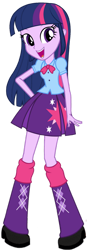 Size: 530x1509 | Tagged: safe, artist:rupahrusyaidi, twilight sparkle, human, equestria girls, g4, boots, clothes, high heel boots, shirt, shoes, simple background, skirt, solo, transparent background