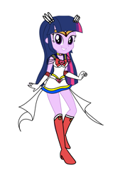 Size: 3035x4299 | Tagged: safe, artist:rollyagami02, twilight sparkle, human, equestria girls, g4, clothes, clothes swap, cosplay, costume, sailor moon (series), simple background, solo, white background